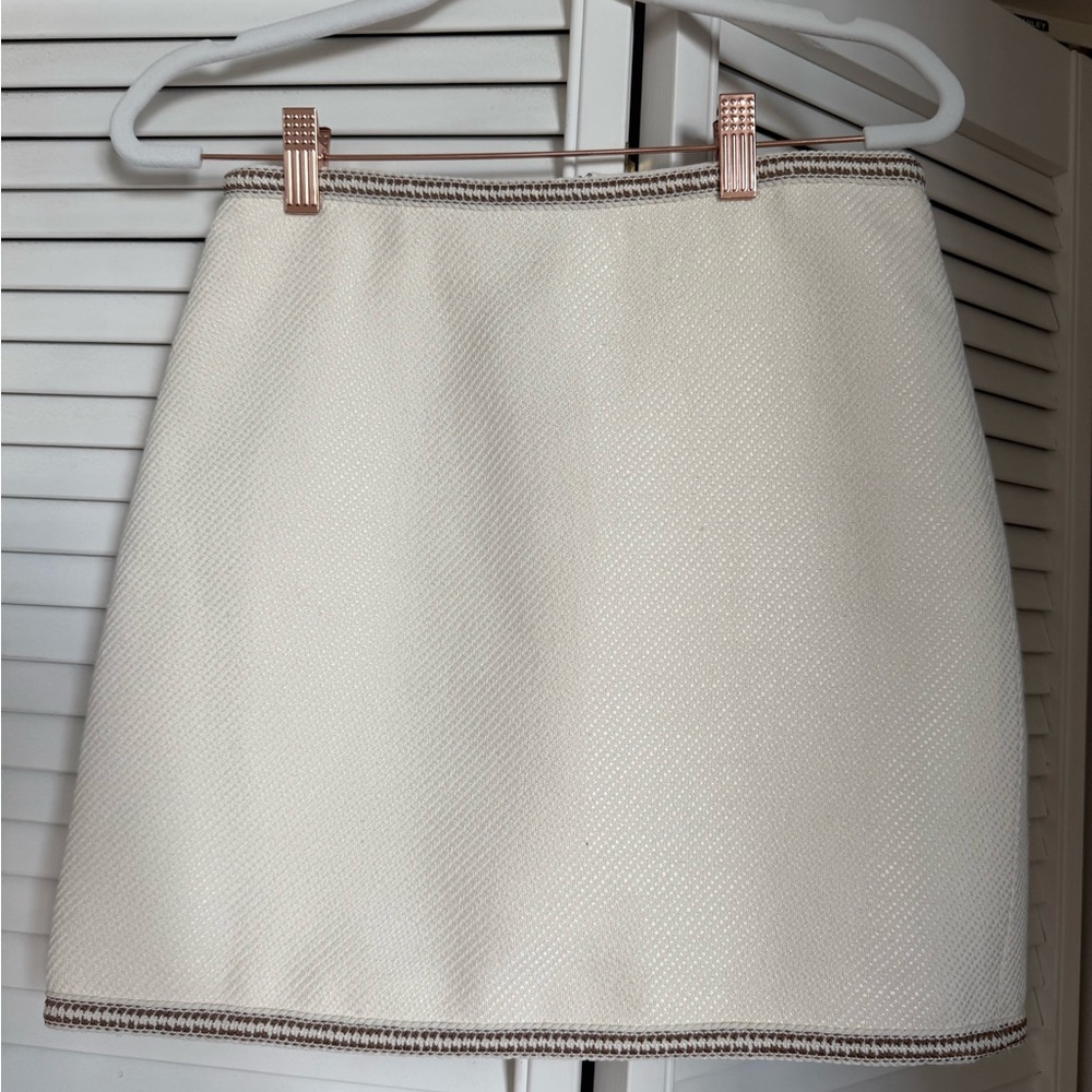 Veronica Beard Ivory Skirt
